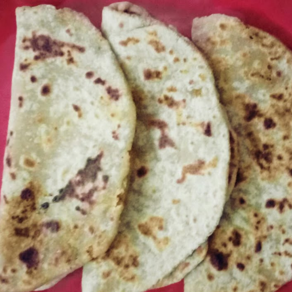 Jaun Stuffed (Barley) Roti